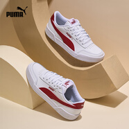 彪馬（PUMA）官方 男女同款情侶輕便經(jīng)典簡約休閑百搭潮流板鞋 CARACAL 369863 白-紅色-18 40