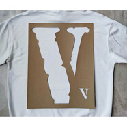 席佰口紅印diy短袖 唇印口紅印短袖字母模板diy定制字母T恤送對象情侶 V字模板+2瓶固色劑+短袖t恤 XL 適合135~150斤