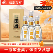 今世緣 淡雅國緣 幽雅醇厚型 白酒 42度 700ml*4瓶 整箱裝【宴請/送禮】