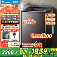 小天鵝（LittleSwan）波輪洗衣機(jī)全自動(dòng)10公斤 直驅(qū)變頻 水魔方防纏繞節(jié)能納米銀離子除菌  后觸屏護(hù)腰 小烏梅2.0輕奢版 不傷腰丨超微凈泡洗丨變頻VE40D