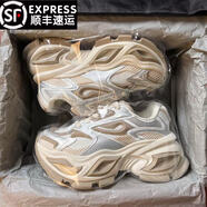 ZLZP老爹鞋男厚底增高2025冬季莆田異瞳貓眼潮牌情侶復古運動(dòng)休閑鞋子 米色 【專(zhuān)柜旗艦】異瞳 42