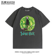 瓦肯瑞克和莫蒂約翰威克聯(lián)名男T 深灰 S