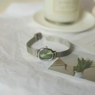 RSRDDY2025新款高顏值手表女款復(fù)古清冷感女士網(wǎng)帶機(jī)械表小眾輕奢時尚 綠色店長強(qiáng)推巨顯白 綠色店長強(qiáng)推巨顯白