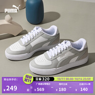彪馬（PUMA）經(jīng)典復(fù)古透氣休閑板鞋男女同款新款運(yùn)動(dòng)鞋CAVEN 399398 白-灰色-灰色-02 38