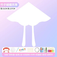 逍遙勁秧歌diy風(fēng)箏材料包自制迷你金魚(yú)紙鳶涂鴉填色繪畫(huà)兒童手工空白小風(fēng)箏 白蝴蝶竹子風(fēng)箏+100米線(xiàn)板 【全套安裝繪畫(huà)工具】