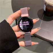 星迎漸變米蘭尼斯適用小米watchS4/S3/5手表S2表帶color2替換腕帶S1pro原裝男女款磁吸男女新款夏天22 米蘭磁吸-漸變香芋粉  小米watch S3-22mm