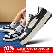 安踏（ANTA）小白鞋丨板鞋男鞋2025秋季輕質(zhì)厚底增高運動休閑鞋男百搭經(jīng)典鞋 象牙白/黑-3 41