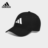 adidas阿迪達斯帽子男女休閑運動帽遮陽時尚潮流棒球帽網(wǎng)球帽戶外鴨舌帽 黑色 HS5510