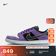 耐克男女膠底滑板鞋冬季低幫情侶陸沖NIKE SB DUNK LOW HJ0513 500庭紫/黑/白/脈沖湖藍(lán)/粉紫 44