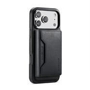 K2商務(wù)皮革殼適用iPhone17Pro Max手機殼磁吸插卡卡包蘋果17air套 K2-黑色（卡包） iPhone17