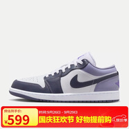 耐克NIKE男子休閑鞋喬丹AJ1 JORDAN1低幫運動鞋 553558-145紫白44.5