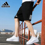 阿迪達斯 （adidas）運動(dòng)套裝男裝25夏季透氣快干跑步休閑黑色T恤衫短袖寬松短褲中褲 HR8726-下裝-需單獨購買(mǎi) S