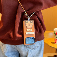 羽唐適用于小米MIXFold4手機殼帶支架美拉德包中軸小米mixfold4手提繩卡通立體水豚斜挎掛繩防摔保護套 【支架*SMILE*水豚+斜挎掛繩】 小米MIXFold4