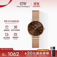 丹尼爾惠靈頓（DanielWellington）DW手女表 全新配色鋼帶女士手表 時(shí)尚歐美表生日禮物DW00100476