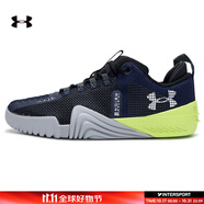 安德瑪（UNDERARMOUR）男鞋 UA TRIBASE REIGN 6運(yùn)動(dòng)跑步鞋透氣休閑鞋低幫健身訓(xùn)練鞋 藍(lán)色401/曬圖退10 44.5