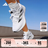 adidas DURAMO RC訓練備賽輕盈體測跑鞋男女阿迪達斯官方 白色/黑色   36