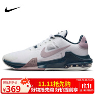 耐克（NIKE）男子籃球鞋AIR MAX IMPACT4運動鞋DM1124-102白紫44.5