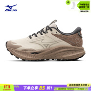 美津濃（MIZUNO）男鞋 秋季戶外PI PLUS TL厚底運(yùn)動鞋透氣防滑耐磨輕便越野跑步鞋 02沙褐色/Vibram鞋底 (店長推薦) 41 (內(nèi)長265mm)