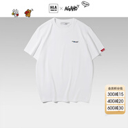 海瀾之家（HLA）短袖T恤男panda wowo熊貓涼感t恤圓領(lǐng)短袖男夏季送男友送爸爸 漂白4D M 170/88A(M) 推薦63-68kg