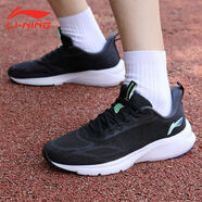 李寧（LI-NING）云雀跑步鞋夏秋新款男鞋2025輕便減震男士網(wǎng)面慢跑鞋透氣運(yùn)動鞋 黑色/冷檀黑-4 曬圖返5 44