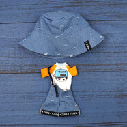 ICY 小布娃娃衣服ob24長(cháng)裙短裙帽子短袖短褲禮服az6分娃衣 單肩牛仔套裝 0cm