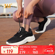 361°運(yùn)動(dòng)鞋女秋季網(wǎng)布透氣健身輕便休閑厚底慢跑步鞋子女682232210-4