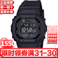 卡西歐（CASIO）G-SHOCK系列經(jīng)典小方塊街頭時尚運動防水防震方形手表男送禮推薦 原點黑色GW-5000HS-1太陽能+電波