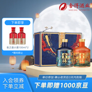 舍得品味舍得 挑戰(zhàn)者 濃香型白酒 52度 500ml*2禮盒裝 中秋節(jié)送禮禮物