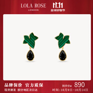 LOLA ROSE羅拉玫瑰常青藤耳環(huán)銀耳飾耳釘女生日禮物節日禮物送女友 LR60001-孔雀石