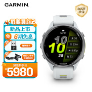 佳明（GARMIN）Forerunner970旗艦鐵三運動手表雙頻GPS戶外馬拉松跑表月光白47mm