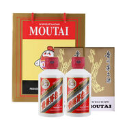 茅臺(tái)（MOUTAI）貴州茅臺(tái)酒 醬香型白酒 飛天 53度 100mL 2瓶