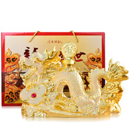 名普汾酒杏花村產(chǎn)地53度1500ml生肖龍紀(jì)念酒原漿清香型白酒整箱禮盒 53%vol 1500mL 1瓶