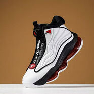 艾弗森秋冬運動(dòng)鞋籃球鞋實(shí)戰鞋子男鞋籃球緩震回彈保暖耐穿球鞋子 白黑升級款更nice全掌貫通 38