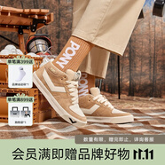 普尼【明星同款】男女運動鞋莫蘭迪復古色系滑板鞋14M1AT13 灰綠/男 40