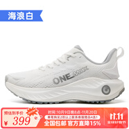 ONEMIX玩覓覓氧避震鞋超輕運(yùn)動跑步鞋柔彈網(wǎng)面男女鞋戶外慢跑鞋訓(xùn)練鞋 海浪白 34