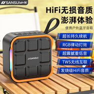山水（SANSUI）Z8藍牙音箱無線重低音炮HiFi立體家庭臺式電腦播放器家用可插卡高音質(zhì)迷你戶外便攜音響 3D環(huán)繞立體【BASS重低音】旗艦 【升級至尊版】8G內(nèi)存版