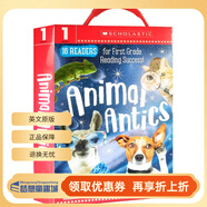 英文原版 Early Learners 16冊盒裝 Animal Antics First Grade Reader Box Set 學(xué)樂(lè )學(xué)前幼兒園閱讀啟蒙 Guided Reader 紅色 夢(mèng)想童趣