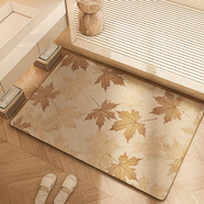 妙普樂(lè )浴室防滑腳墊子吸水防滑速干軟地墊浴室衛生間門(mén)口洗手間廁所 孀華 45*70吸水防滑