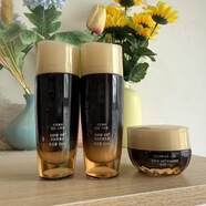 自然堂（CHANDO）Chando水乳液套裝冰膚多肽抗皺水乳液快速緊致套裝快速抗緊致補水 水乳霜三件套中樣