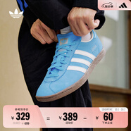 adidas「T頭鞋」STADT經(jīng)典時(shí)尚薄底運(yùn)動(dòng)板鞋男女阿迪達(dá)斯三葉草   藍(lán)色/亮白/漢玉白   37