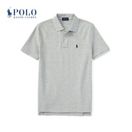 Polo Ralph Lauren 拉夫勞倫 男童 經(jīng)典款棉質(zhì)網(wǎng)格短袖網(wǎng)球衫RL34389 D86-灰色 115 (5)