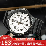 卡西歐(CASIO)學(xué)生運動(dòng)手表男 簡(jiǎn)約防水兒童表日期星期樹(shù)脂皮帶手表 MRW-210H-7A