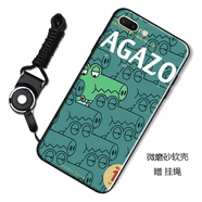 馳漢牌 適用蘋(píng)果7/8手機殼iPhone8/7plus保護套全包防摔磨砂個(gè)性可愛(ài)文字潮男女卡通軟殼 綠底鱷魚(yú) 蘋(píng)果7Plus/8Plus通用