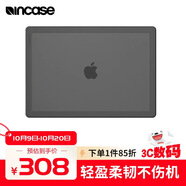 INCASE新款Edge適用于蘋(píng)果24/23年MacBooPro16英寸M4/M3新款筆記本電腦保護殼纖薄便攜保護殼磨砂透黑色