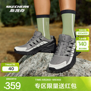 斯凱奇（Skechers）邁山鞋 男女款徒步鞋2025年新品減震越野戶外鞋 女款-黑色/灰色/BKGY 36.5