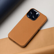 適用iphone13pro手機殼真皮磁吸max蘋(píng)果批發(fā)防摔手機保護殼套 花菱草色 IPhone 13 Pro Max