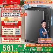 小天鵝（LittleSwan）波輪洗衣機(jī)全自動 8公斤 一級能效 除菌螨 家電國家補(bǔ)貼20% 【TB80V26DT】 宿舍租房神器 以舊換新