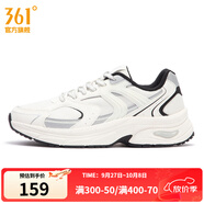 361°女鞋運(yùn)動鞋秋冬新款361度女復(fù)古文化鞋 羽毛白/曜石黑 38