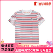 李維斯（Levi's）夏季男美式時(shí)尚休閑度假風(fēng)條紋寬松圓領(lǐng)短袖T恤 紅藍條紋 L