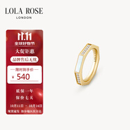 LOLA ROSE羅拉玫瑰八邊形戒指女款情侶戒指節(jié)日禮物生日禮物女生